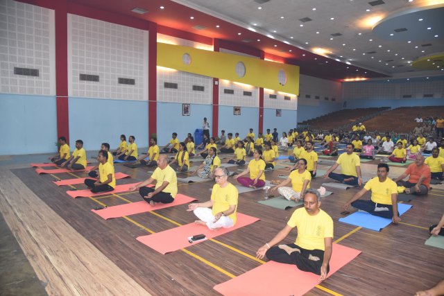 MNNIT ALLAHABAD CELEBRATED 8TH INTERNATIONAL DAY OF YOGA 2022