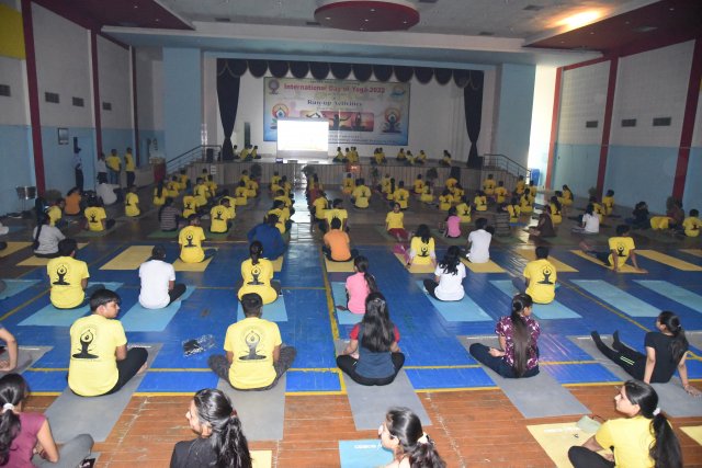 MNNIT ALLAHABAD CELEBRATED 8TH INTERNATIONAL DAY OF YOGA 2022