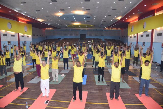 MNNIT ALLAHABAD CELEBRATED 8TH INTERNATIONAL DAY OF YOGA 2022