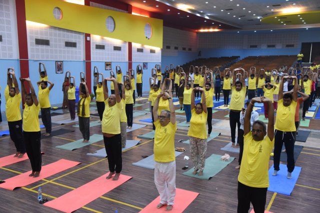 MNNIT ALLAHABAD CELEBRATED 8TH INTERNATIONAL DAY OF YOGA 2022