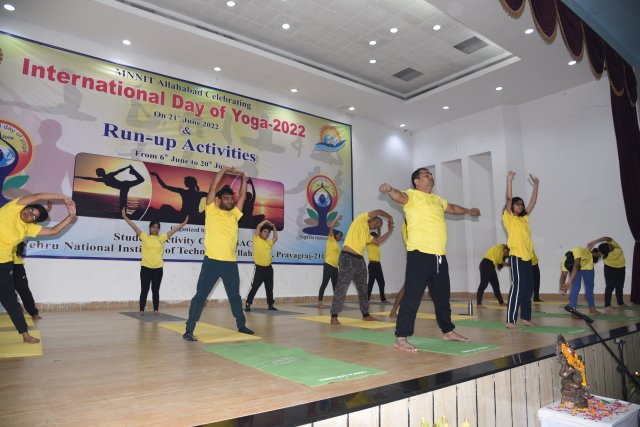 MNNIT ALLAHABAD CELEBRATED 8TH INTERNATIONAL DAY OF YOGA 2022