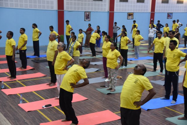 MNNIT ALLAHABAD CELEBRATED 8TH INTERNATIONAL DAY OF YOGA 2022