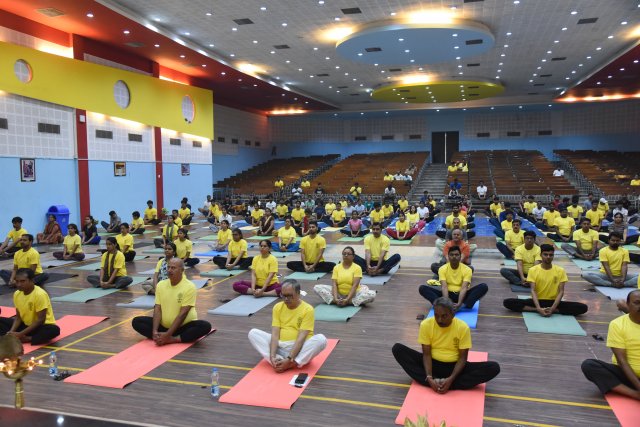 MNNIT ALLAHABAD CELEBRATED 8TH INTERNATIONAL DAY OF YOGA 2022