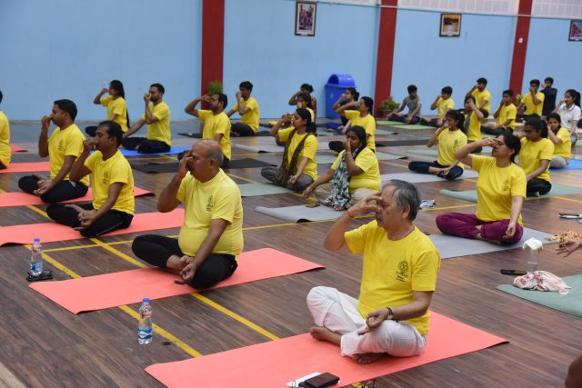 MNNIT ALLAHABAD CELEBRATED 8TH INTERNATIONAL DAY OF YOGA 2022